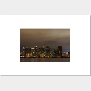 San Diego Skyline - 1 © Posters and Art